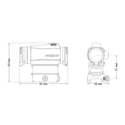 Коліматорний приціл Holosun HE515CM-GR (747019)
