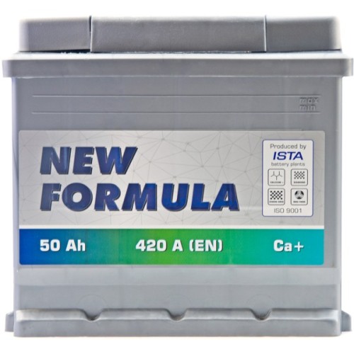 Акумулятор автомобільний NEW FORMULA 50Ah Ев (-/+) 420EN (5502204209)
