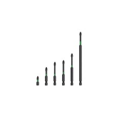 Набір біт YOSO YOSO-306 PH-2, 6шт. 15; 25; 50; 65; 90; 150мм (YT40332)