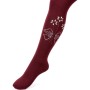 Колготки дитячі BNM з квітами зі страз (M0C0302-1163-9G-red)