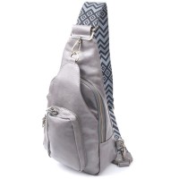 Сумка Vintage З екошкіри Сіра (22777)