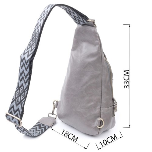 Сумка Vintage З екошкіри Сіра (22777)