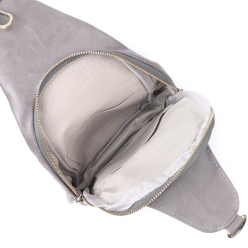 Сумка Vintage З екошкіри Сіра (22777)