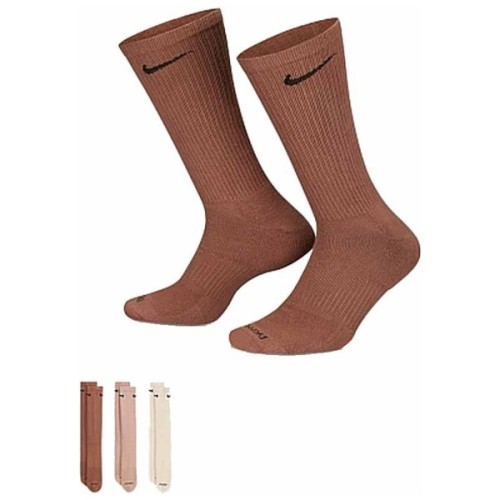 Шкарпетки Nike U NK EVERYDAY PLUS CUSH CREW SX6888-914 42-46 3 пари Бежевий/Коричневий (195244785964)