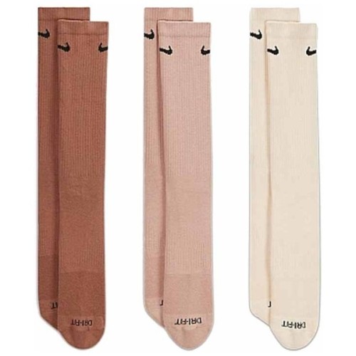 Шкарпетки Nike U NK EVERYDAY PLUS CUSH CREW SX6888-914 42-46 3 пари Бежевий/Коричневий (195244785964)