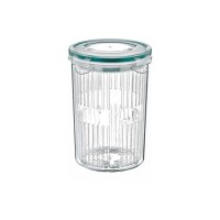 Харчовий контейнер Irak Plastik Fresh круглий 1,5 л з друшляком прозорий (5376)