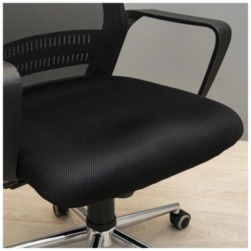 Офісне крісло Richman Фрайдей Хром М-1 (Tilt) Сітка чорна (R00000056028)