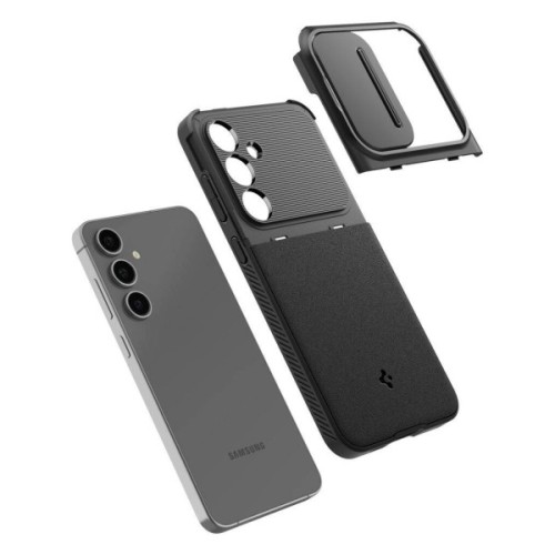Чохол до мобільного телефона Spigen Optik Armor Samsung Galaxy S24 FE Black (8809971234665)