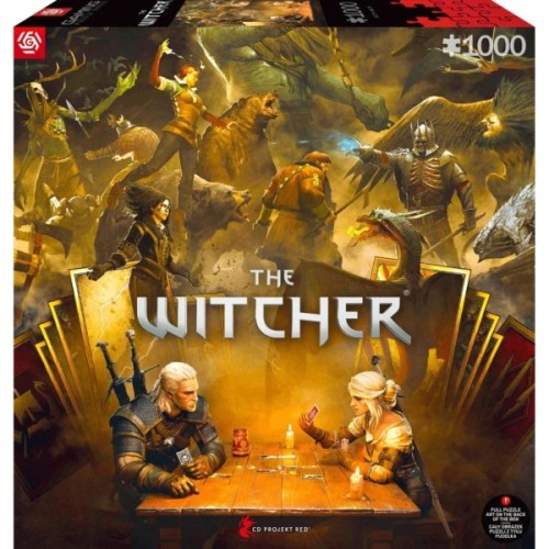 Пазл GoodLoot The Witcher Playing Gwent 1000 ел. (5908305249634)