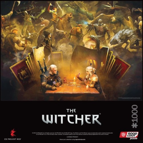 Пазл GoodLoot The Witcher Playing Gwent 1000 ел. (5908305249634)