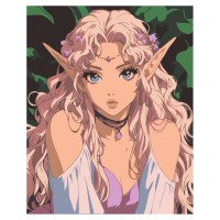 Картина по номерам ArtCraft Ельфійська принцеса 40х50 см (16131-AC)