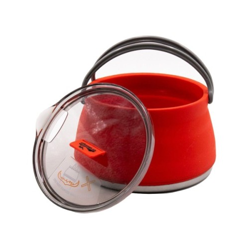 Чайник туристичний Tramp Silicon 1 л Terracota (TRC-125-terracota)