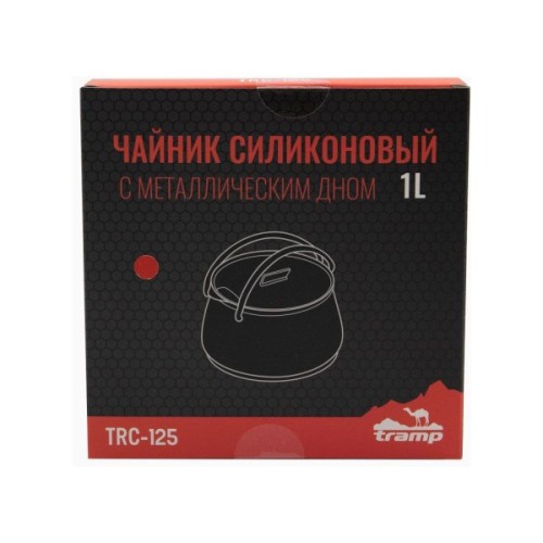 Чайник туристичний Tramp Silicon 1 л Terracota (TRC-125-terracota)