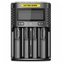 Зарядний пристрій для акумуляторів Nitecore Digicharger UMS4 (4 channels, LCD, Li-ion, Ni-Mh, Ni-Cd) (UMS4)