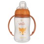 Поїльник-непроливайка Canpol babies Cute Animals тренувальна з силіконовим носиком 320 мл, помаранчева (56/512_ora)