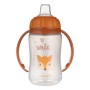 Поїльник-непроливайка Canpol babies Cute Animals тренувальна з силіконовим носиком 320 мл, помаранчева (56/512_ora)
