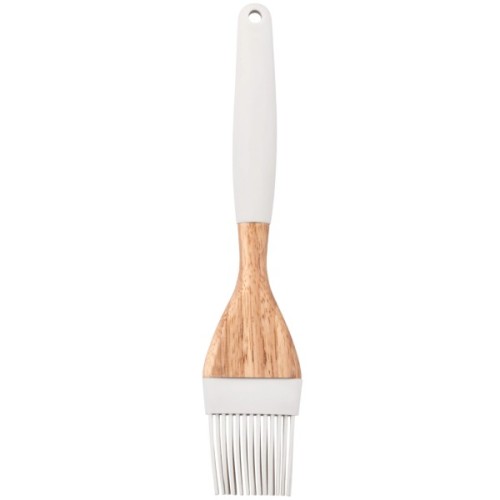 Пензлик кулінарний ARDESTO Tasty Baking, 22.3см, силікон, дерево, сірий світлий (AR1561G)