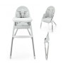Стілець для годування Kinderkraft Dinnly Grey (5902533926558)