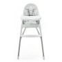 Стілець для годування Kinderkraft Dinnly Grey (5902533926558)
