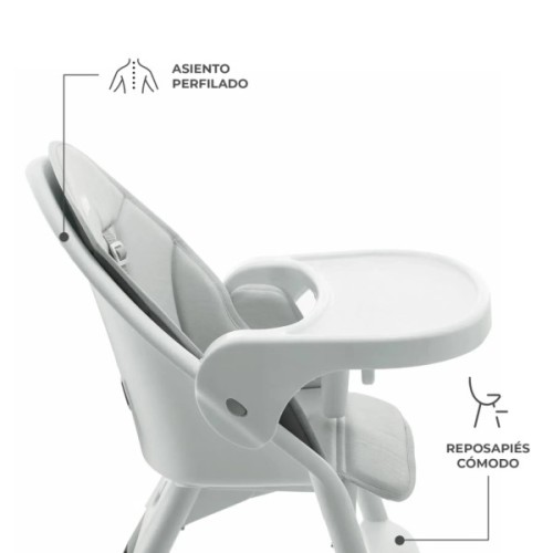 Стілець для годування Kinderkraft Dinnly Grey (5902533926558)