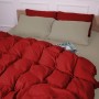 Постільна білизна MirSon 004-009 Cappuchino/Red Фланель 2 x 160 x 220 Сімейний Євро (2200009658983)