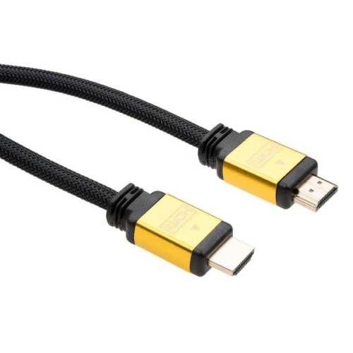Кабель мультимедійний HDMI M to HDMI M 3.0m V2.0 Vinga (VCPDCHDMI2VMM3BK)