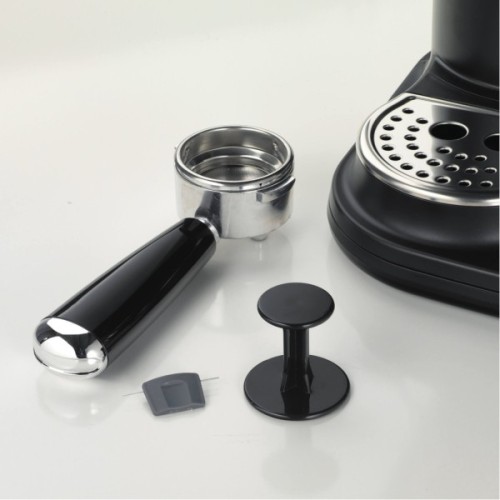 Ріжкова кавоварка еспресо Ariete 1318 Espresso Moderna Black (00M131802AR0)