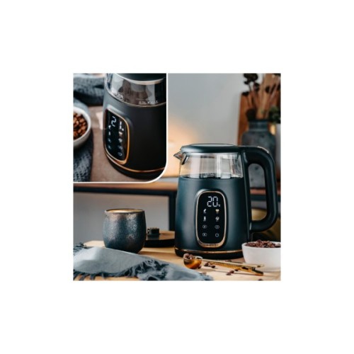 Електрочайник Adler AD 1305 black gold