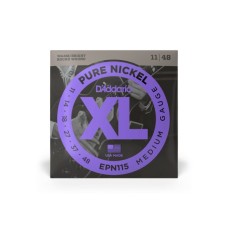 Струни для гітари D'Addario XL Pure Nickel Blues / Jazz Rock (11-48) (EPN115)