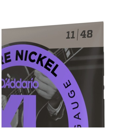 Струни для гітари D'Addario XL Pure Nickel Blues / Jazz Rock (11-48) (EPN115)