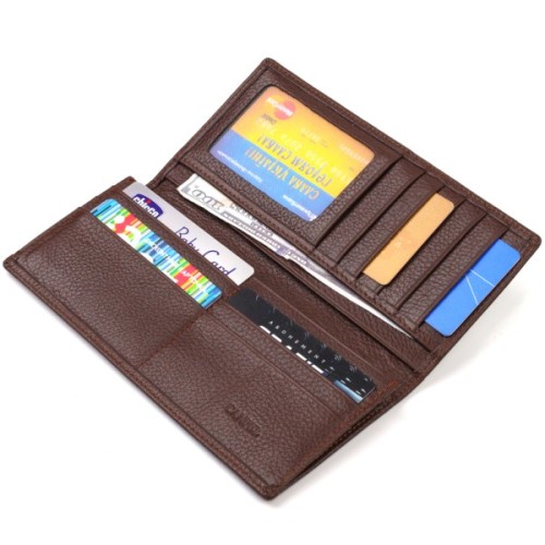 Гаманець Canpellini З натуральної шкіри Коричневий (21904)