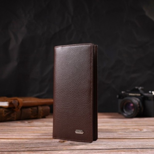 Гаманець Canpellini З натуральної шкіри Коричневий (21904)