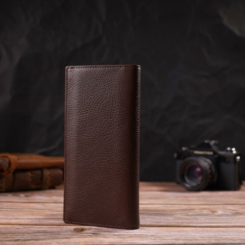 Гаманець Canpellini З натуральної шкіри Коричневий (21904)