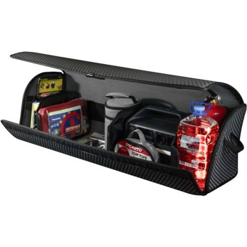 Сумка-органайзер EVAtech XL-PRO 32x100x30 см. Сота сіра з чорним кантом (BS13643OX3SGB)