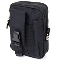 Сумка Vintage На пояс нейлон Чорна (20645)