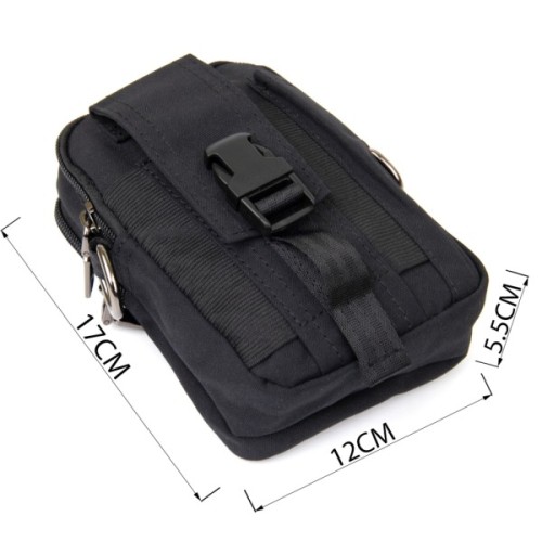 Сумка Vintage На пояс нейлон Чорна (20645)