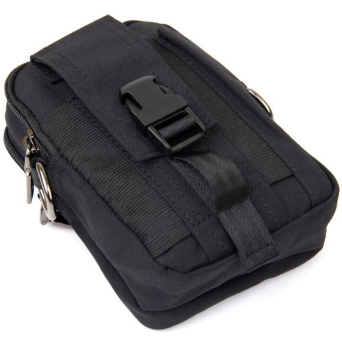 Сумка Vintage На пояс нейлон Чорна (20645)