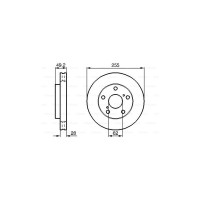 Гальмівний диск Bosch 0 986 478 726