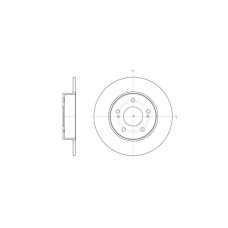 Гальмівний диск REMSA 6909.00