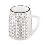 Чашка Ardesto Lamberto, 360мл, порцеляна, біло-сірий (AR3052)