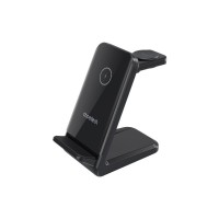 Зарядний пристрій Choetech Wireless 3-in-1 15W black (T608-F)