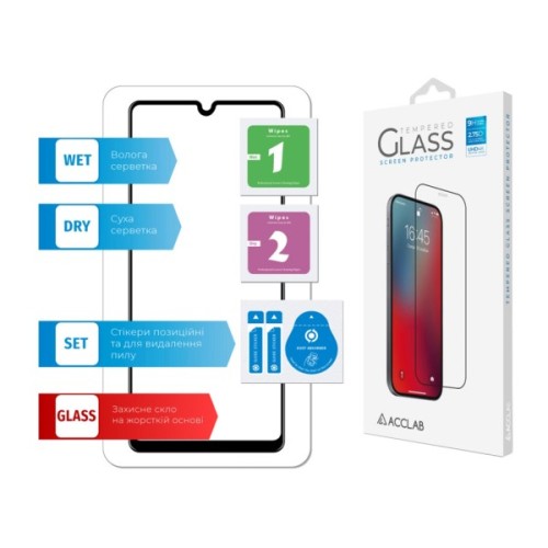 Скло захисне ACCLAB Full Glue Samsung A42 (1283126510489)