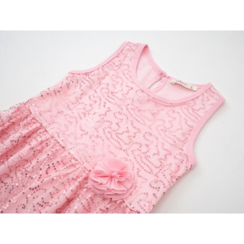 Плаття дитяче Breeze святкове з паєтками (12740-128G-pink)