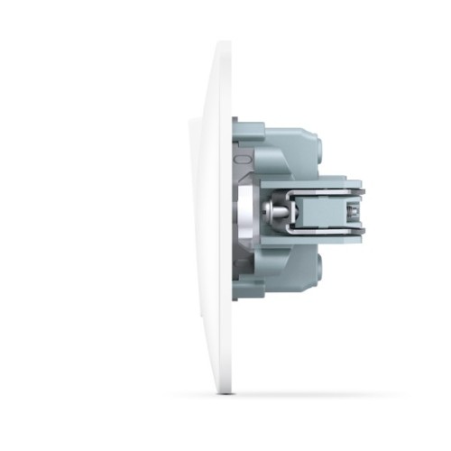 Вимикач Videx BINERA 1кл з підсвічуванням білий (VF-BNSW1L-W)