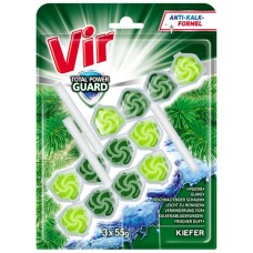 Туалетний блок Vir Total Power Guard Хвоя 3x55 г (3801003002186)