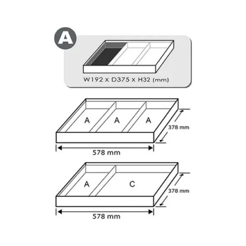 Набір інструментів Toptul 3/8" 30 шт. в ложементі (GVA3002)