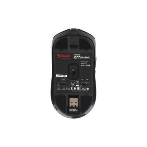 Мишка A4Tech Bloody R77 Ultra Wireless Dock Black (4711421003575)
