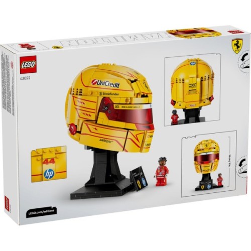 Конструктор LEGO Editions Formula 1 Шолом Льюїса Гамільтона з команди Scuderia Ferrari HP (43022-)