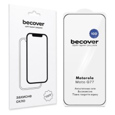 Скло захисне BeCover 10D Motorola Moto G77 Black (715714)
