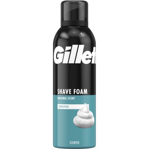 Піна для гоління Gillette Classic Sensitive 200 мл (3014260228682)